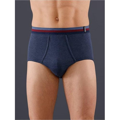 Slip KINGS CLUB, Herren, Gr. 6, blau (marine), 75% Baumwolle, 25% Polyester, Unterhosen