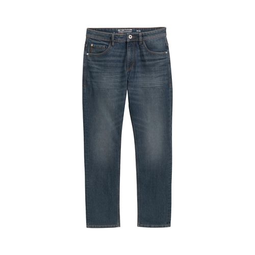 TOM TAILOR Herren TTMARVIN STRAIGHT Jeans, blau, Uni, Gr. 33/32