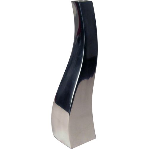 Dekovase HOME AFFAIRE, silber (silberfarben), B:12cm H:30cm T:7cm, Vasen
