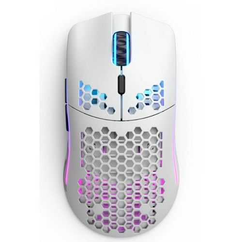 Glorious Model O Wireless - Matte White - Gaming Maus (Weiß mit RGB Licht)