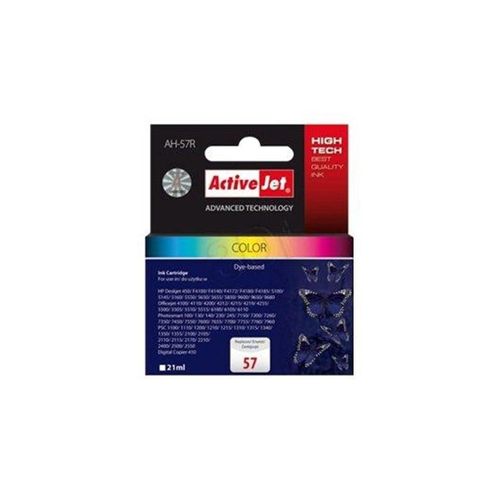 ACTION S.A. ActiveJet AH-57R - colour (cyan magenta yellow) - compatible - refurbished - ink cartridge (alternative for: HP 57) - Tintenpatrone Farbe ( Cyan, Magenta, Gelb)