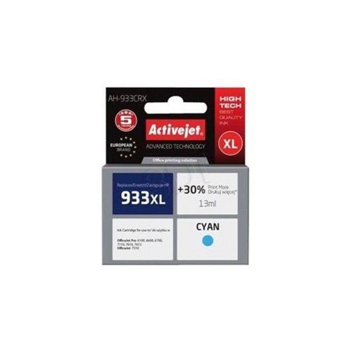 ACTION S.A. ActiveJet Premium AH-933CRX - XL - cyan - compatible - ink cartridge (alternative for: HP 933XL HP CN054AE) - Tintenpatrone Cyan