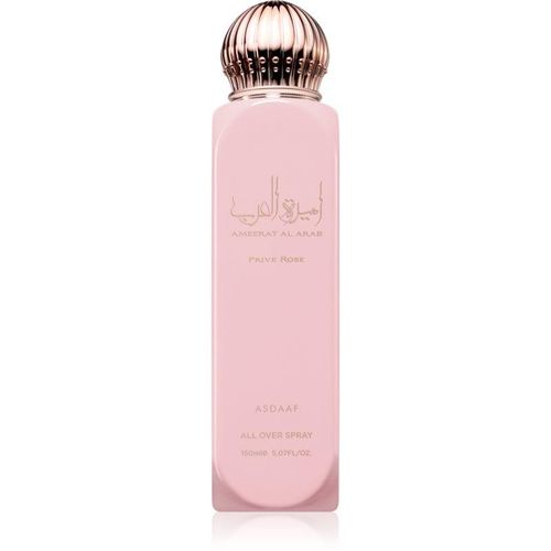 Asdaaf Ameerat Al Arab Prive Rose Body Spray voor Vrouwen 150 ml