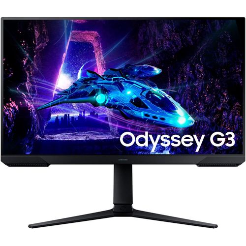 SAMSUNG Gaming-Monitor "S27DG300EU", E (A-G), schwarz, B:61,82cm H:37,69cm T:9,24cm, Monitore