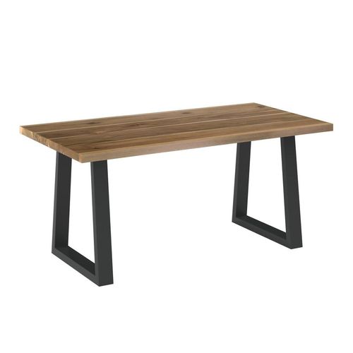 Ambia Garden Loungetisch , Akazie , Holz, Metall , Akazie , vollmassiv , rechteckig , 115x45x60 cm , FSC 100% , wetterfest , Loungemöbel, Loungetische