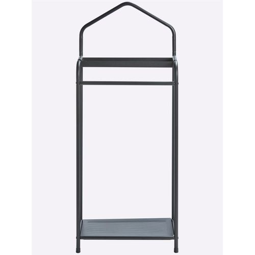 Kleiderständer HEINE HOME, schwarz, B:50cm H:120cm T:25cm, Metall, Garderobenständer