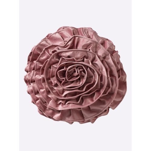 Kopfkissen HEINE HOME, rosa (altrose), B:40cm L:40cm, 100% Polyester, Kopfkissen