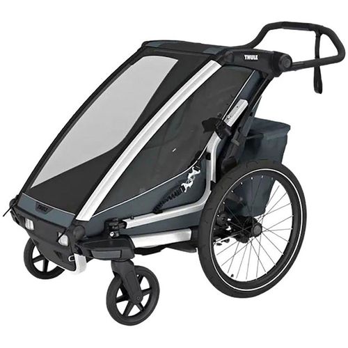 Fahrradkinder-Anhänger THULE, schwarz, Fahrradanhänger, Kinder