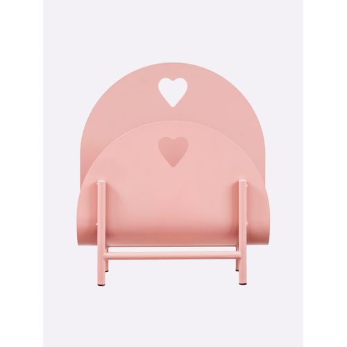 Zeitungsständer HEINE HOME, rosa (rosé), B:32cm H:36,5cm T:12cm, Metall, Zeitungsständer