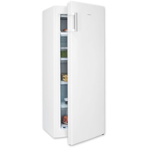 EXQUISIT Gefrierschrank "GS230-H-010E", E (A-G), silber (weiß), B:55cm H:143,4cm T:54,2cm, Gefrierschränke