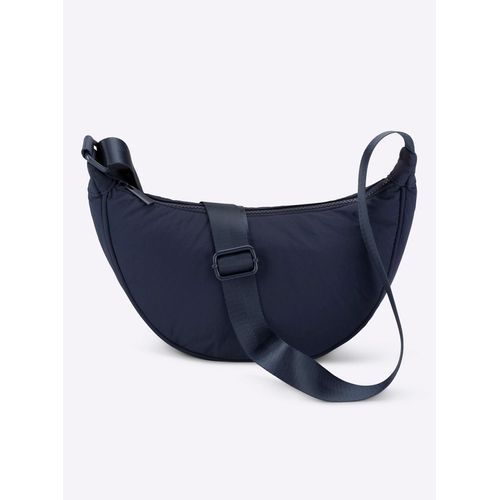 Handtasche HEINE, Damen, Gr. B/H/T: 32cm x 16cm x 9cm, blau (marine), Kunstfaser, Polyamid, unifarben, Taschen