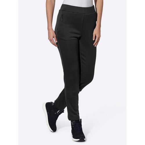 Thermoleggings CASUAL LOOKS, Damen, Gr. 54, Normalgrößen, schwarz, 97% Polyester, 3% Elasthan, unifarben, Hosen
