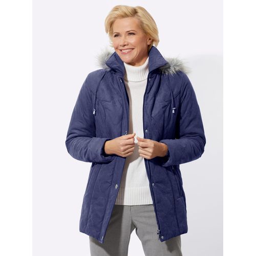 Steppjacke CLASSIC, Damen, Gr. 42, blau (marine), 89% Polyester, 11% Polyamid, Wattierung:100% Polyester, unifarben, Langarm, Jacken