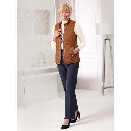 Steppweste CLASSIC, Damen, Gr. 40, braun (cognac), 100% Polyester, unifarben, Westen