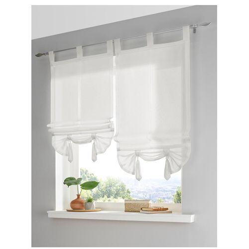 Raffrollo HEINE HOME Gr. 2, weiß (sanftes weiß), B:60cm H:130cm, Raffrollos