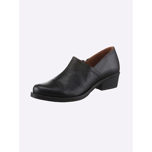 Stiefelette ANDREA CONTI, Damen, Gr. 36, schwarz, Leder, Rindsleder, Glattleder, modisch, Schuhe