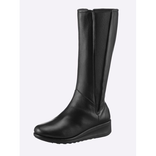 Stiefel CASUAL LOOKS, Damen, Gr. 39, schwarz, Rindsleder, sportlich, Schuhe