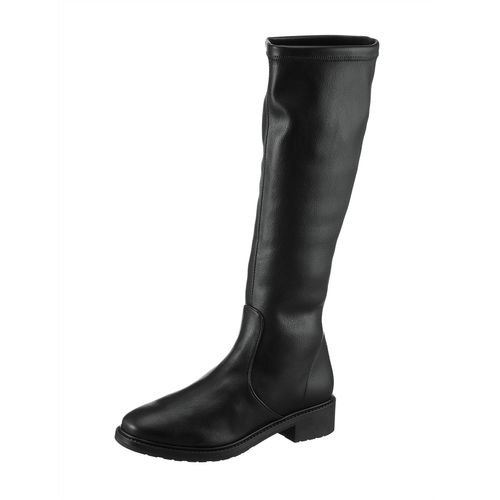 Stiefel HEINE, Damen, Gr. 36, schwarz, Synthetik, modisch, Schuhe