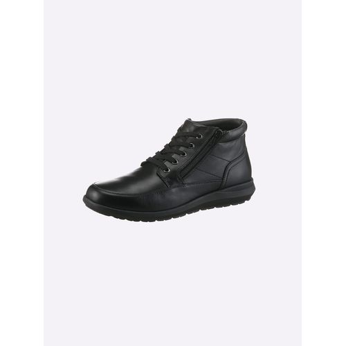 Stiefelette CLASSIC, Herren, Gr. 45, schwarz, Glattleder, Basic, Schuhe