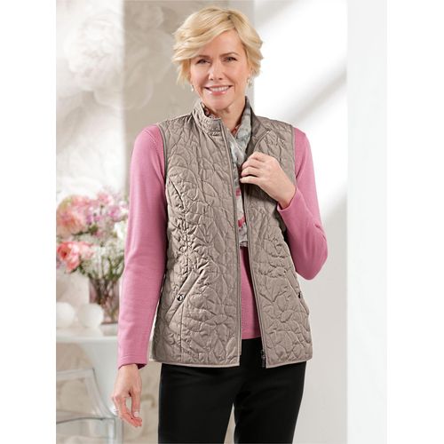 Steppweste CLASSIC, Damen, Gr. 42, beige (sesam), 100% Polyester, Wattierung:100% Polyester, unifarben, Westen