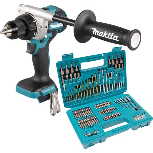 Makita DDF 486 Z Akku Bohrschrauber 18 V 130 Nm Brushless + 102 tlg. Bit Bohrer Set - ohne Akku, ohne Ladegerät