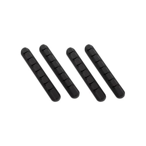 DUTZO Kabelhalter - 7 loch - 4 pack - Schwarz