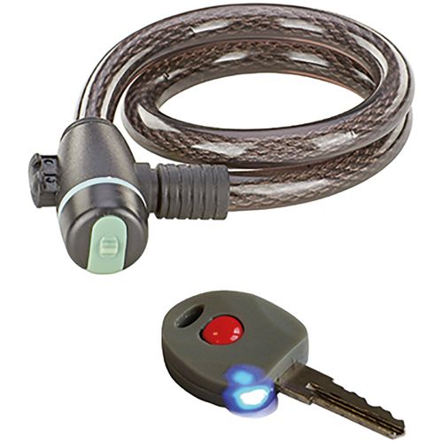 Kabelschloss PROPHETE "Kabelschloss", grau, SicherheitsschlösserL:65cm Ø:15mm, L:65cm Ø:15mm