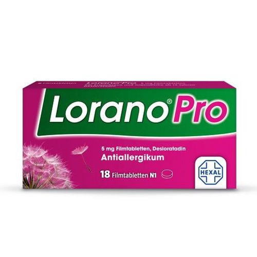 Lorano®Pro bei Allergie – Für alle Heuschnupfen-Symptome 18 St