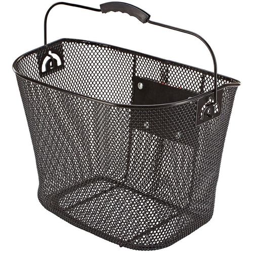 Fahrradkorb PROPHETE, schwarz, Taschen, Kunststoff