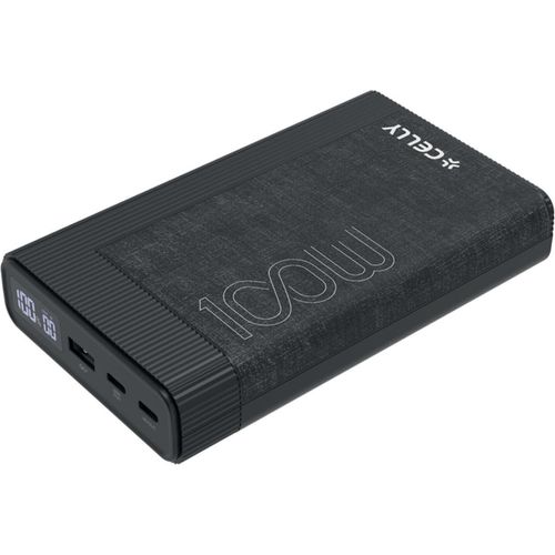 Celly Powerbank PD 100W 20.000 mAh Schwarz