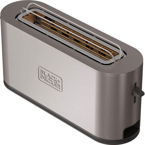BLACK+DECKER Toaster Langschlitz 1000W Inox