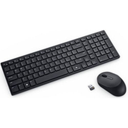 Tastatur Dell KM555-BLK-SPN Schwarz Qwerty Spanisch QWERTY