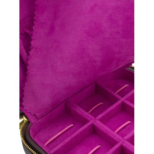 Schmucketui LADY, braun (dunkelbraun), Aufbewahrungsboxen, Leder, Polyurethan