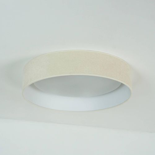 LED-Deckenleuchte Plafond, weiß, Stoff, Ø 45 cm, 3-step-dim