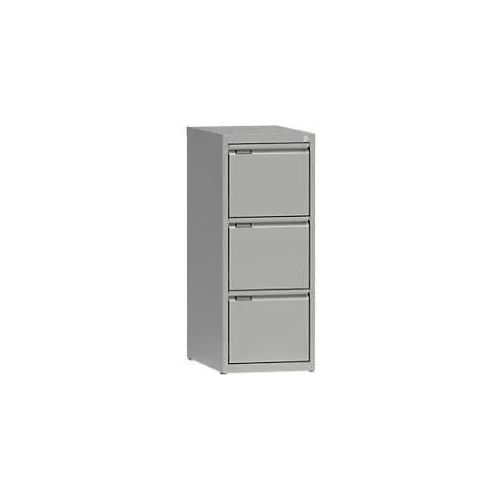 Metall Aktenschrank 3 Schübe 405 x 623 x 1.012 mm Grau