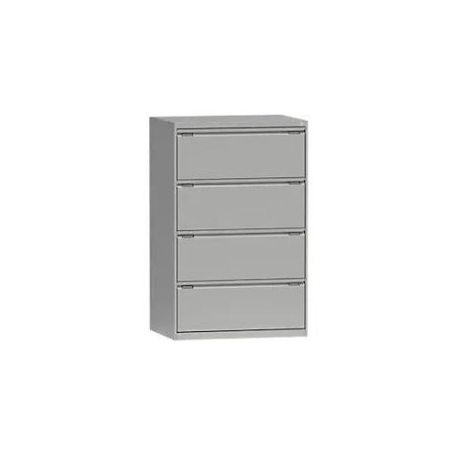 Metall Aktenschrank 4 Schübe 840 x 623 x 1.320 mm Grau