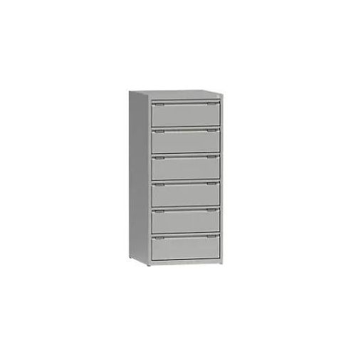 Metall Aktenschrank 6 Schübe 600 x 623 x 1.320 mm Grau