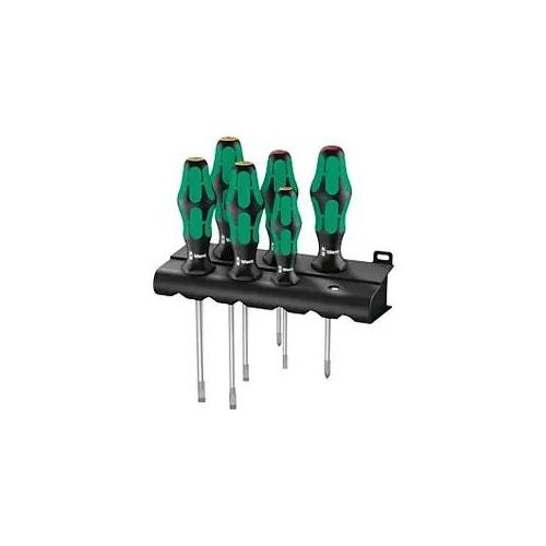 Wera Schraubendrehersatz Kraftform Plus 334/6 6-teilig + Rack