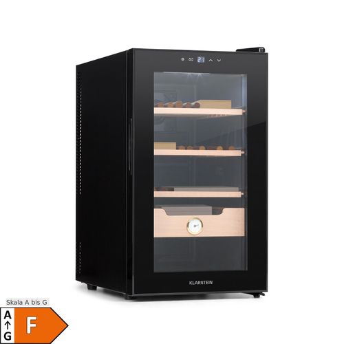 Klarstein El Presidente 48 Zigarren-Humidor 48L 3 Einschübe 1 Fach Zedernholz
