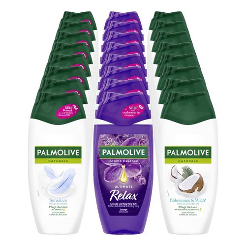 Palmolive Duschgel 250 ml, verschiedene Sorten, 24er Pack