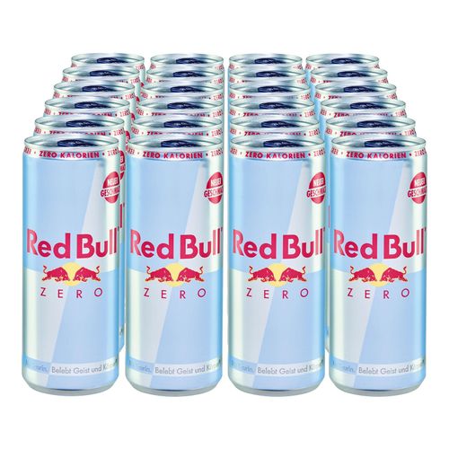 Red Bull Energy Drink Zero 0,25 Liter Dose, 24er Pack