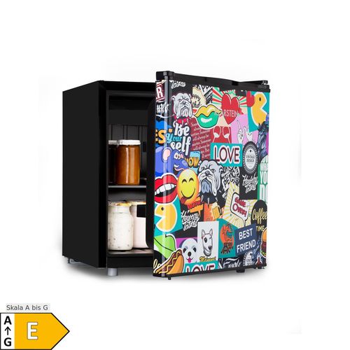 Cool Vibe 46+ Kühlschrank 46 Liter 1 Boden Stickerbomb-Style