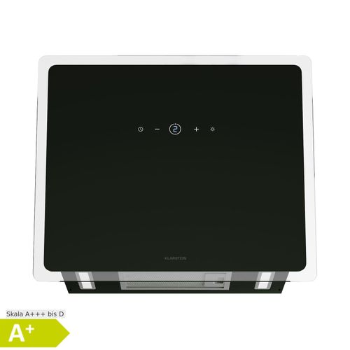 AlizeEdge Dunstabzugshaube Touch Flach Leise Bauweise A+ Schwarz