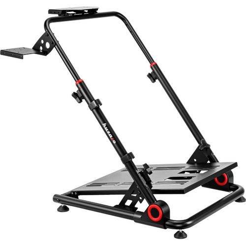 Huzaro Speed 3.0 | Racing Lenkradständer Gaming Lenkrad Fahrsimulator Rennsport Compatible Wheel Steering Stand | für Logitech Fanatec Thrustmaster