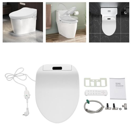 Bidet-Toilettensitz, Ferngesteuerter Toilettendeckel, V-förmig Beheizter Toilettensitz, Weiß