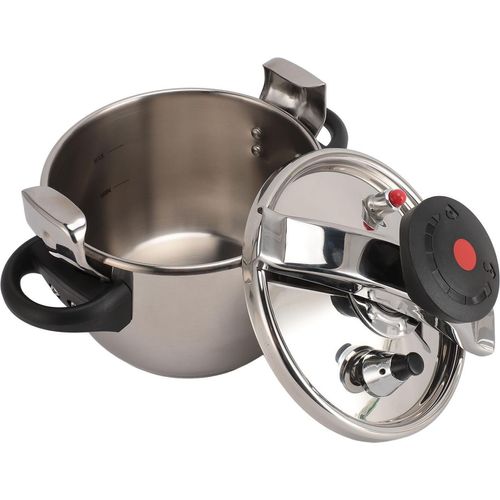 Edelstahl -Mini -Schnellkochtopf 3L 55 kPa Hochkompatibel mit Gasinduktion