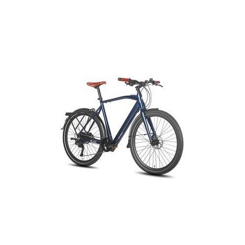 E-Bike F700M 36V10Ah Akku 25 km/h Intelligentes Display SHIMANO 9-Gang City E-Bike Blau