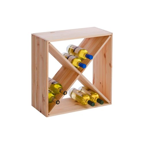 Zeller Present Weinregal »52 x 25 x 52 cm«, Holzart: Nadelholz (China)