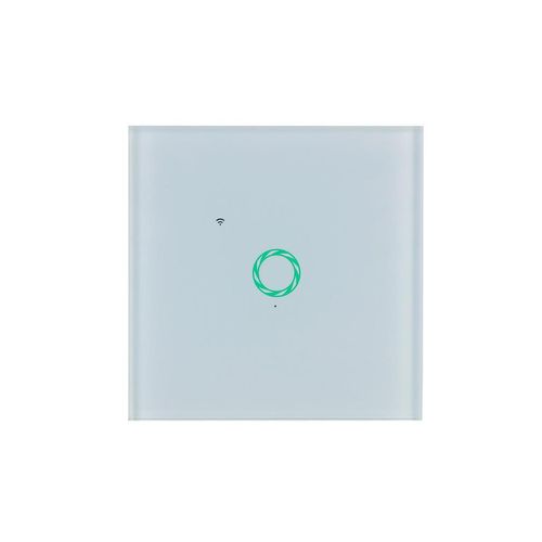 Novel Schalter , Weiß , Kunststoff, Glas , max 2300 W , 8.6x8.6x3.5 cm , Freizeit, Sicherheit