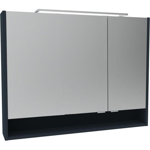 Spiegelschrank FACKELMANN, anth, esche, B:93,2cm H:71,8cm T:15,3cm, Spanplatte, Schränke